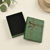 Luxury Green Bracelet Necklace Jewelry Gift Box with Spotlight