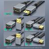 Алюминиевый USB 3.0 удлинитель, папа-мама, для ноутбука, клавиатуры, мыши и флеш-накопителя