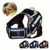 Reflective Chest Harness for Dogs Breathable Adjustable Design Vest Leash for Small Medium And Large Dogs Outdoor Pet Supplies