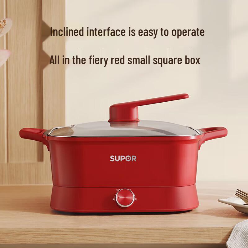 SUPOR 6L High Power Electric Hot Pot with Divider CN plug (adapter included)