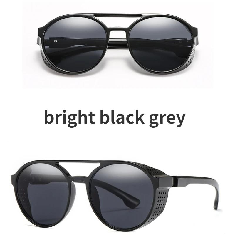 Винтажные солнцезащитные очки в стиле панк, новые модные мужские солнцезащитные очки в круглой оправе, мужские классические очки UV400 для мужчин, очки в стиле панк Óculos De Sol Gafas