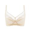 Summer Ultra-thin Big Breasts Show Small Upper Support Gathering Lace Large Size Underwear Women's Soft Steel Ring Showing Thin Anti-bumping Bra Cover