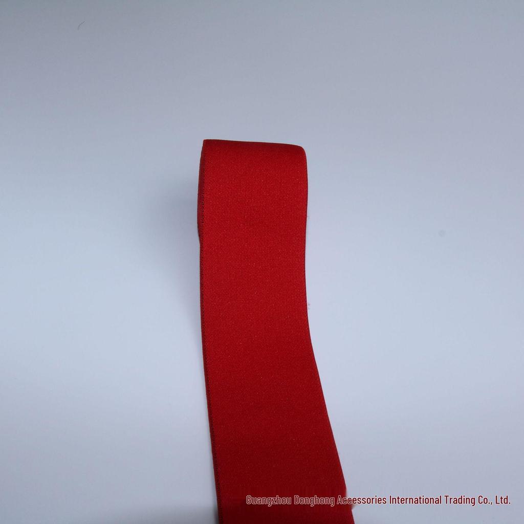High-Elastic Polyester Imitation Nylon Band for Waistbands and Skirts