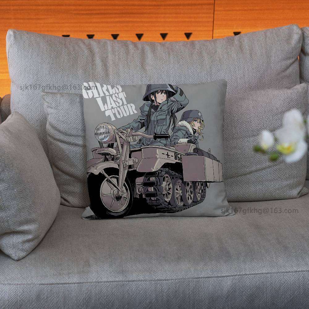 Чехол на подушку Girls L-Last Tour, противопылевой, с невидимой молнией, из шелковистого короткого плюша, чехол на диванную подушку