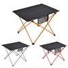 Sports Accessories Outdoor Folding Alloy Aluminum Desk Ultra-light Portable Camping Picnic Table