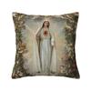 Virgin Mary Heart Of Mary Pillowcase Soft Polyester Cushion Cover Decoration Throw Pillow Case Cover Home Square X