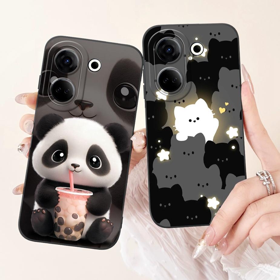 Чехол для Tecno Camon 20 Pro 5G CK8n Милые Животные Мультяшная Обложка Мягкий ТПУ Чехол для Телефона Для Tecno Camon 20 Premier Camon20 Pro Бампер