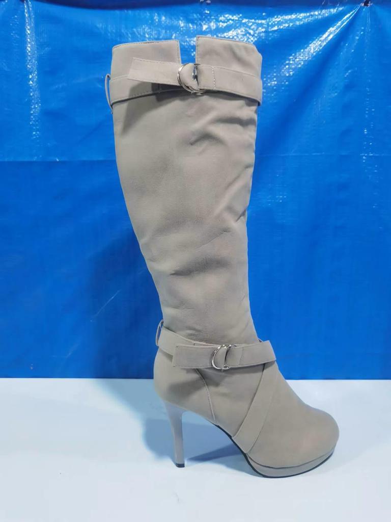 2023 Autumn/Winter Foreign Trade Women's Long High Heel Elastic Boots