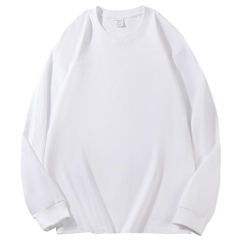 Zirunking Футболки с длинным рукавом унисекс, корейские мужские/женские футболки с длинным рукавом и круглым вырезом, хлопковые футболки свободного покроя, повседневные футболки, топы YIHAN*