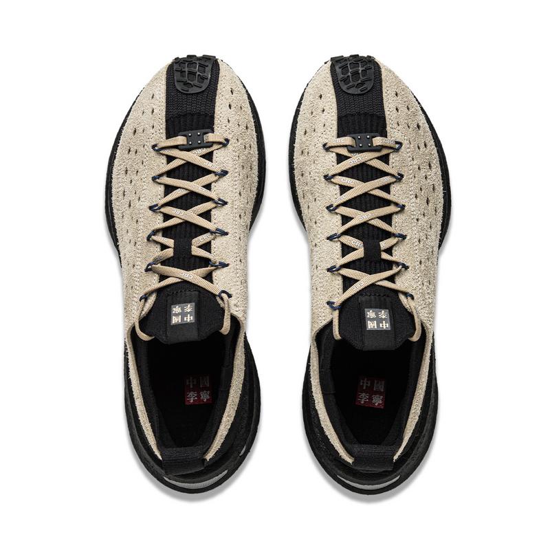 Повседневная обувь Li Ning Унисекс Шиншилла Янтарно-коричневый Черный AZGU043-9