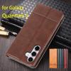Магнитный адсорбционный кожаный чехол для Samsung Galaxy Quantum5 Quantum 5 6.6" Flip Cover Защитный чехол Capa Fundas Coque