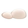 2025 Modern Pebble Cream Ceiling Lamp - Full Spectrum Eye Protection for Living Rooms