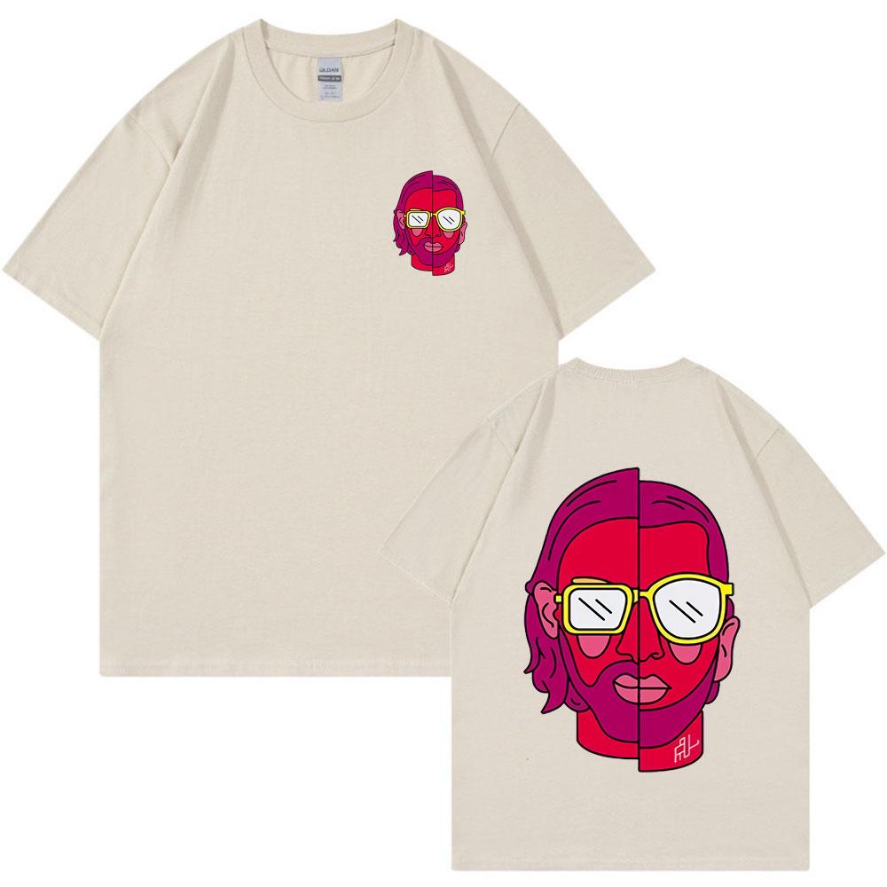 Le Monde Chico Graphic Print Tshirt Streetwear Album PNL French Rap T-shirts Summer Cotton T Shirt Short Sleeve Men Fashion Tees