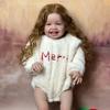 BZDOLL 60 CM Reborn Baby Soft Silicone Cloth Body Smiling Girl Doll Princess Toddler Bebe Artist Collection