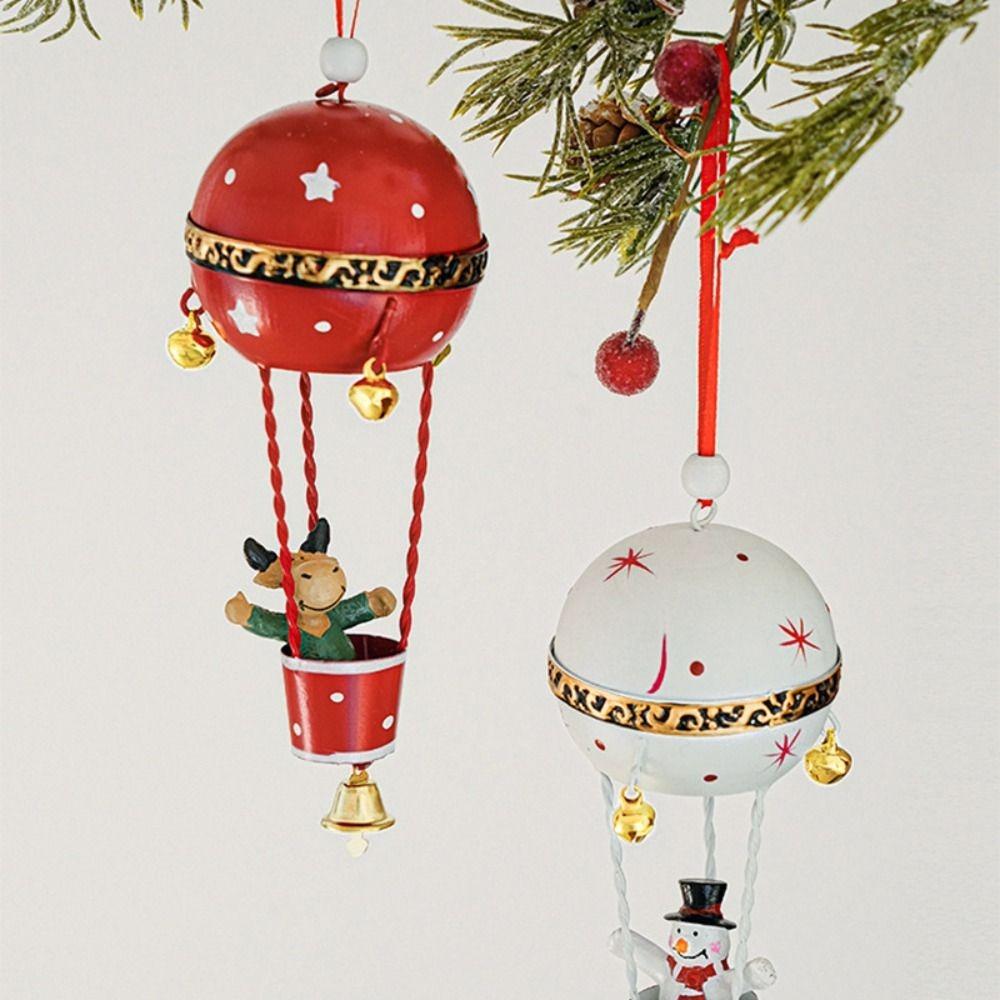 Santa Clasu Christmas Tree Ornament with Bell Xmas Ornament Ball New Xmas Decor New Year Party