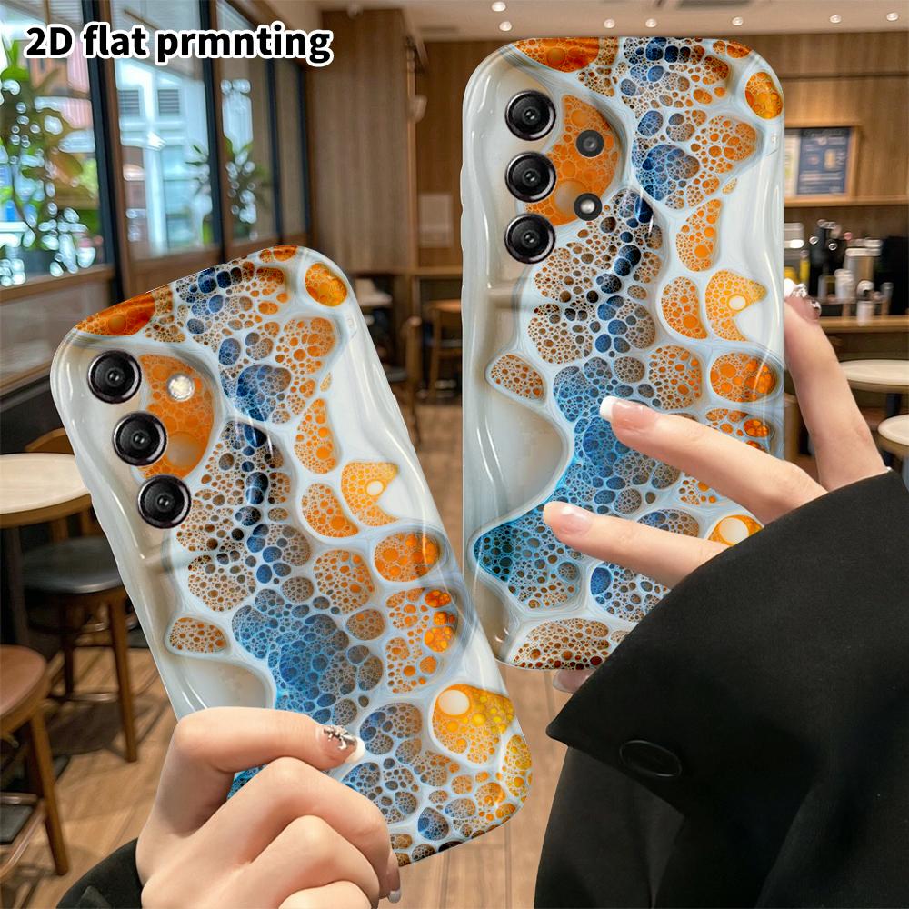 Чехол для телефона: 2D плоский, подходит для Samsung Galaxy A34 A35 M05 M06 S20 S22 S21 FE Plus 5G защитный чехол, клеточная жидкость, идеальный Рождественский и Хэллоуин