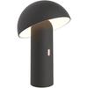 Lampe De Table Sans Fil - LUMISKY - TOD BLACK - H28 Cm - Tête Orientable - LED Blanc Chaud