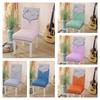 Elastic Seat Cover Thickened Botanical Floral Pattern Integrated Backrest Chair Cover High Quality Universal Dining Chair Cover