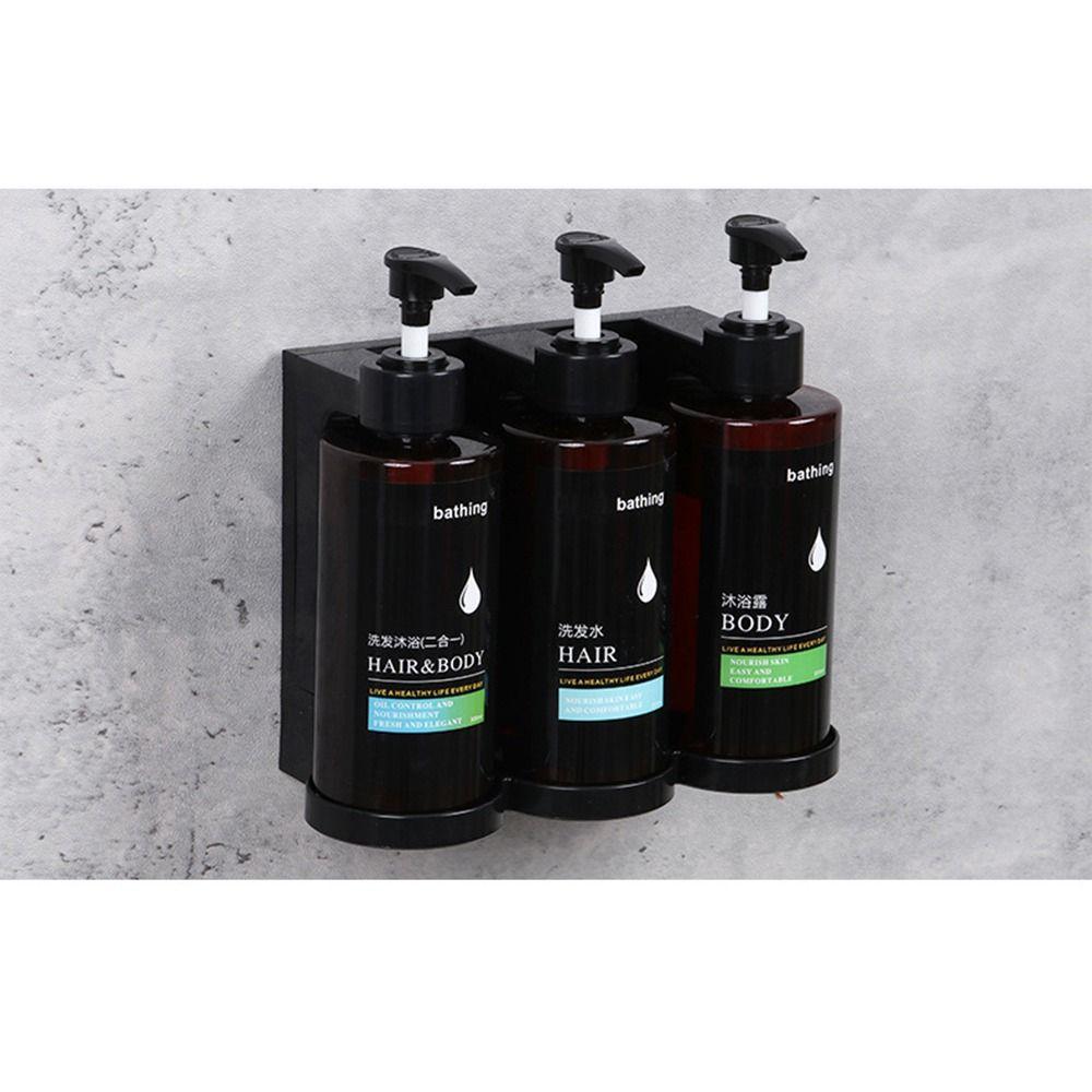 Удобные настенные ручные дозаторы мыла Без сверления Прозрачная пустая бутылка с помпой Замок Большая емкость Банка для антисептика для рук Туалет