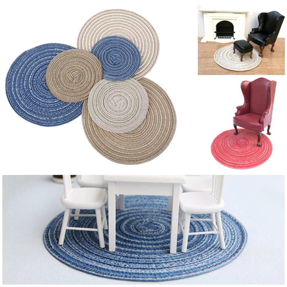 Комплект аксессуаров для украшения своими руками, тканые вручную миниатюрные турецкие ковры 1:12-масштабный ковер для кукольного домика