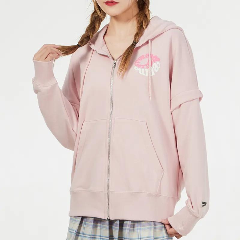 PUMA Jackets Women's Pink Moderate (Unisex) Jackets 531602 36
