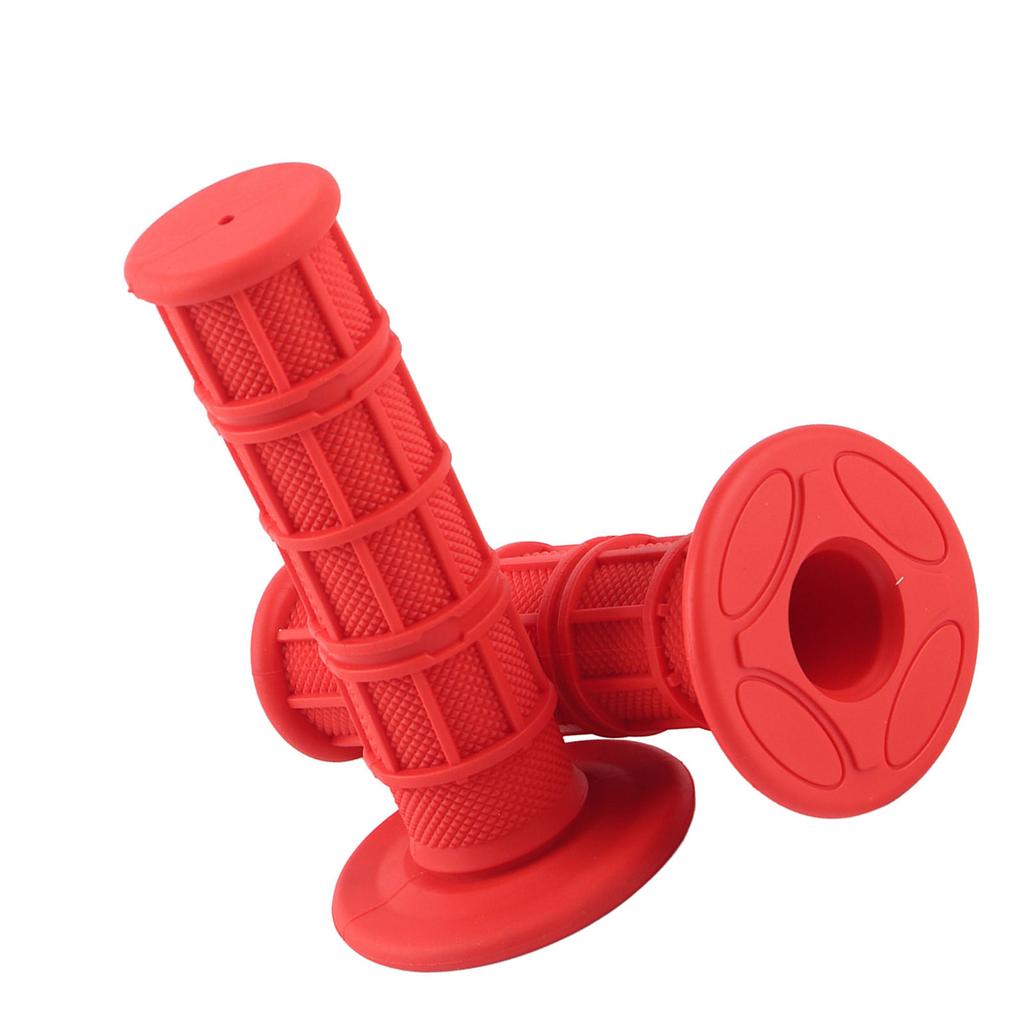 1 Pair of 22 25mm 7 8  Universal Silicone Motorcycle Handlebars Hand Grips New Red