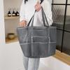 Foldable Lightweight Beach Bags Large Capacity Grocery Produce Tote Bag Beach Shoulder Bag Women's Casual Shopping Bags