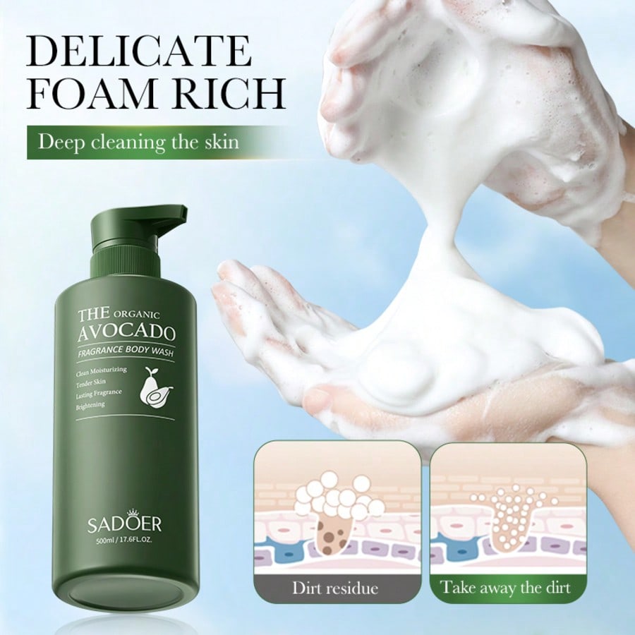 Лосьон для тела с авокадо и ниацинамидом для сияния, Отбеливающий крем для тела, Тип аромата авокадо, Увлажняет и удаляет сухую кожу, предотвращает сухость