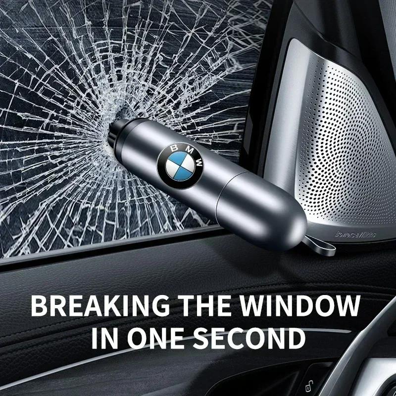 Для автомобилей BMW M, Аварийный молоток, Стеклобой, Пробойник, Резак ремня безопасности, Автомобильный аварийный инструмент Для BMW M Power Performance M3 M5 X1 X3 X5
