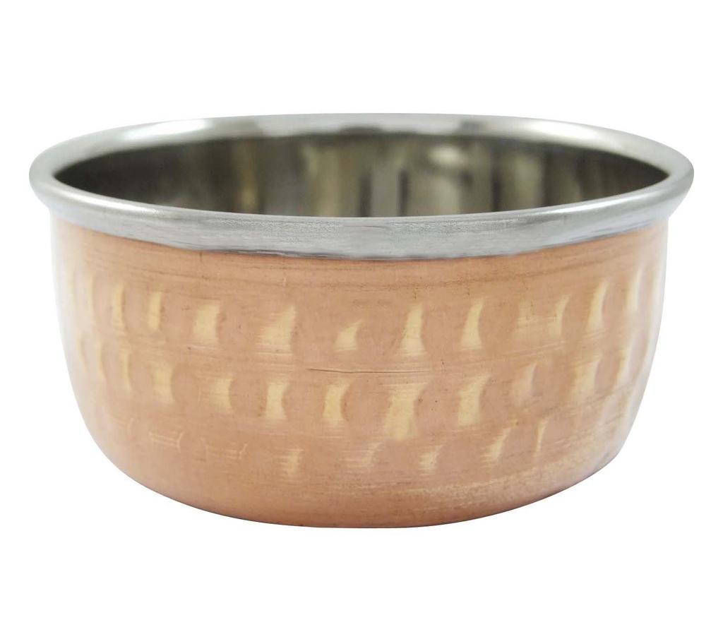 Набор из 2 сервировочных медных мисок Katoris Indian Food Utensils Посуда