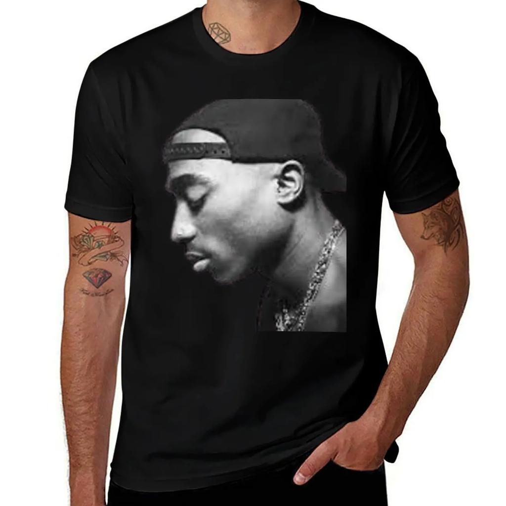 Tupac T-Shirt tops shirts graphic designer shirts kawaii clothes outfits for men