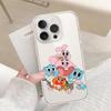 Милый Чехол для Телефона H-Darwin Watterson-S Для IPhone 17 16 15 14 Plus 13 12 11 Pro Max Задняя Крышка Телефона Прозрачная Ударопрочная Крышка