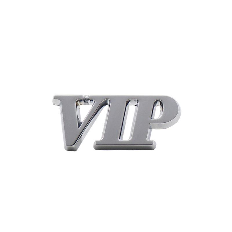 3D Premium VIP for Car Hood Fender Trunk Rear Bonnet Nameplate Decal Emblem Badge Sticker