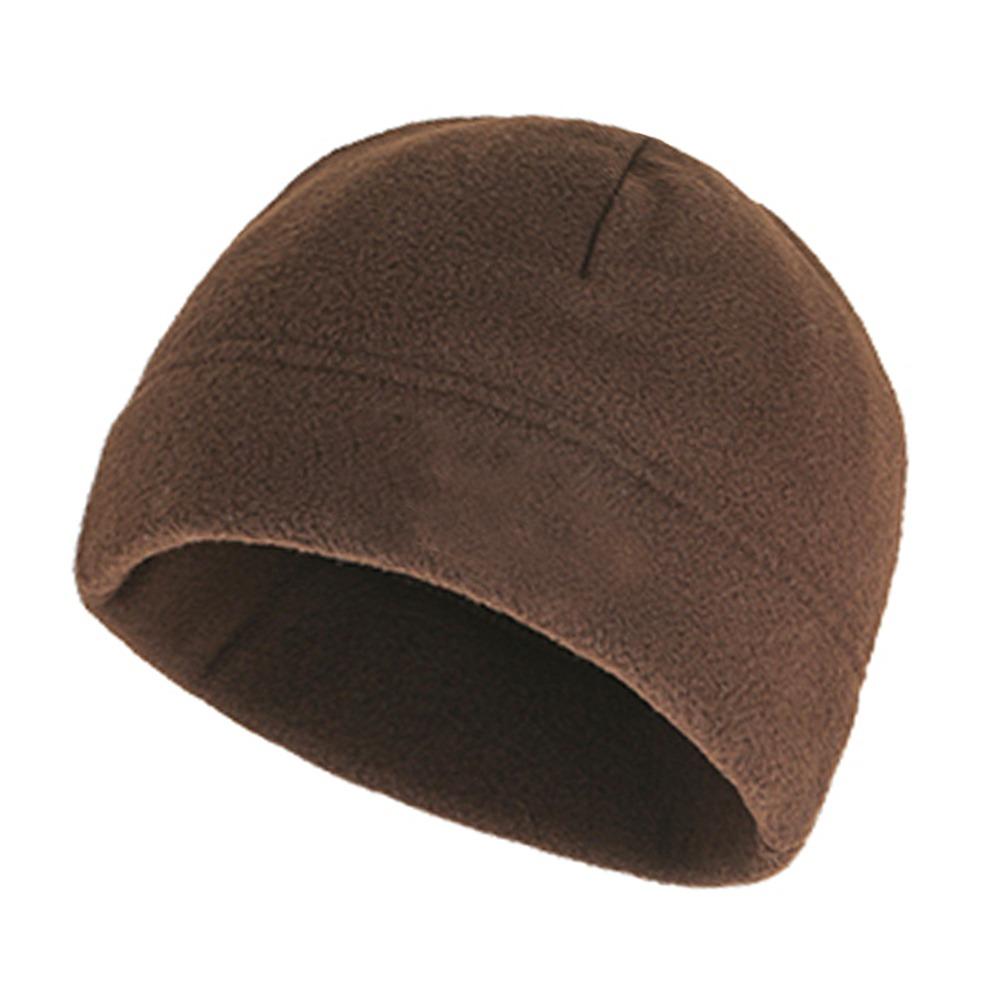 Winter Polar Fleece Beanie Hat Warm Slouchy Running Cycling Cap Soft Windproof Fleece Sports Hat for Men Women