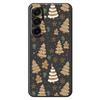 For Samsung Galaxy A17 5G Case Brown Christmas Tree Gingerbread Pattern Printing Straight Edge TPU Phone Back Cover