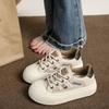 2025 New Thick-soled Hollow and Breathable Fashion Versatile Little White Shoes Women's Summer Retro Bag Head Sandals Women's Ugly and Cute