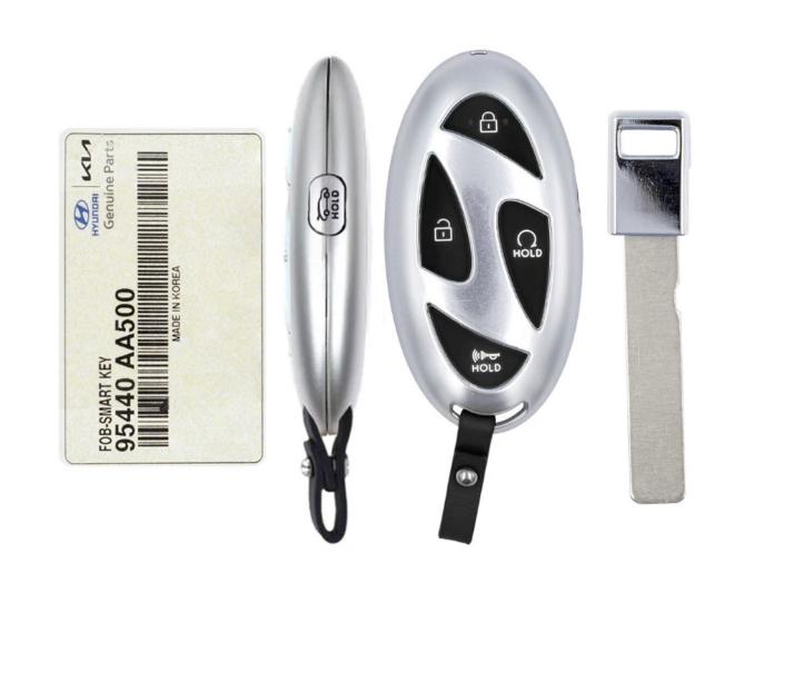 Genuine OEM 95440AA500 FOB Smart Key & Blank key for Hyundai Avante Elantra 24