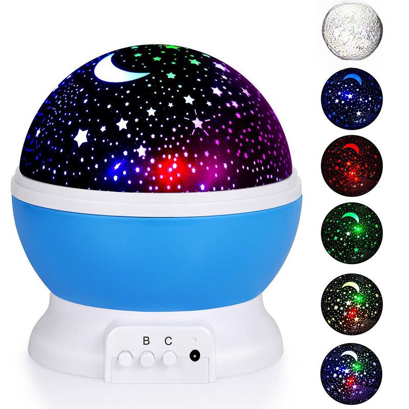 Проекционный светильник «Звездное небо мечты» — красочный ночник для создания романтической и творческой атмосферы в спальне