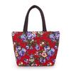 Large Capacity Floral Tote Bag Oxford Cloth Rose Mommy Bag Portable Canvas Lunch Bag  Shopping