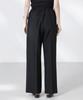 Nano Universe Tuck Easy Center Press Straight F Women's Pants, 010, Black, 673-5227300
