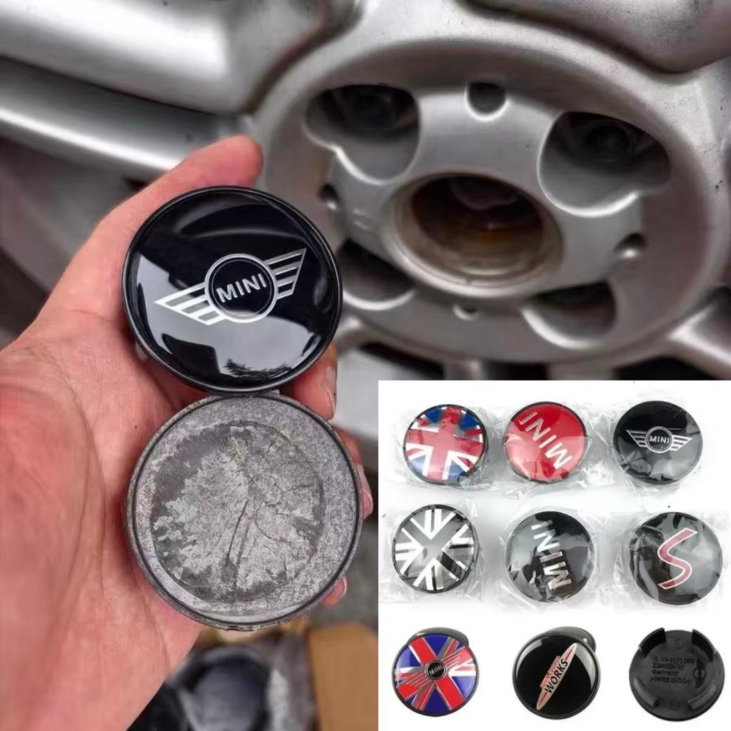 4X 54mm Car Wheel Center Hub Cap Cover Emblem Sticker For Mini Cooper S.Suitable for ABS hub center parts of BMW Group.