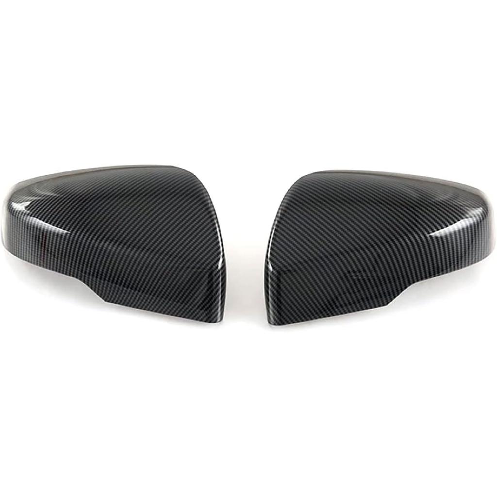 Car Accessories Fit For Subaru Crosstrek 2022 2021 2020 2019 2018 Side Door Mirror Cap Trim Cover ( Carbon Fiber Style ) ABS 2 PCS