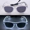 Light Up Led Glasses Neon Party Luminous Glasses EL Wire Glowing Sunglasses Novelty Gift for Adult Glow Bright Light Supplies