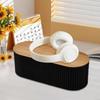 Wooden Cover Socket Storage Box Plastic Wire Storage Box Power Line Storage Case  Desktop