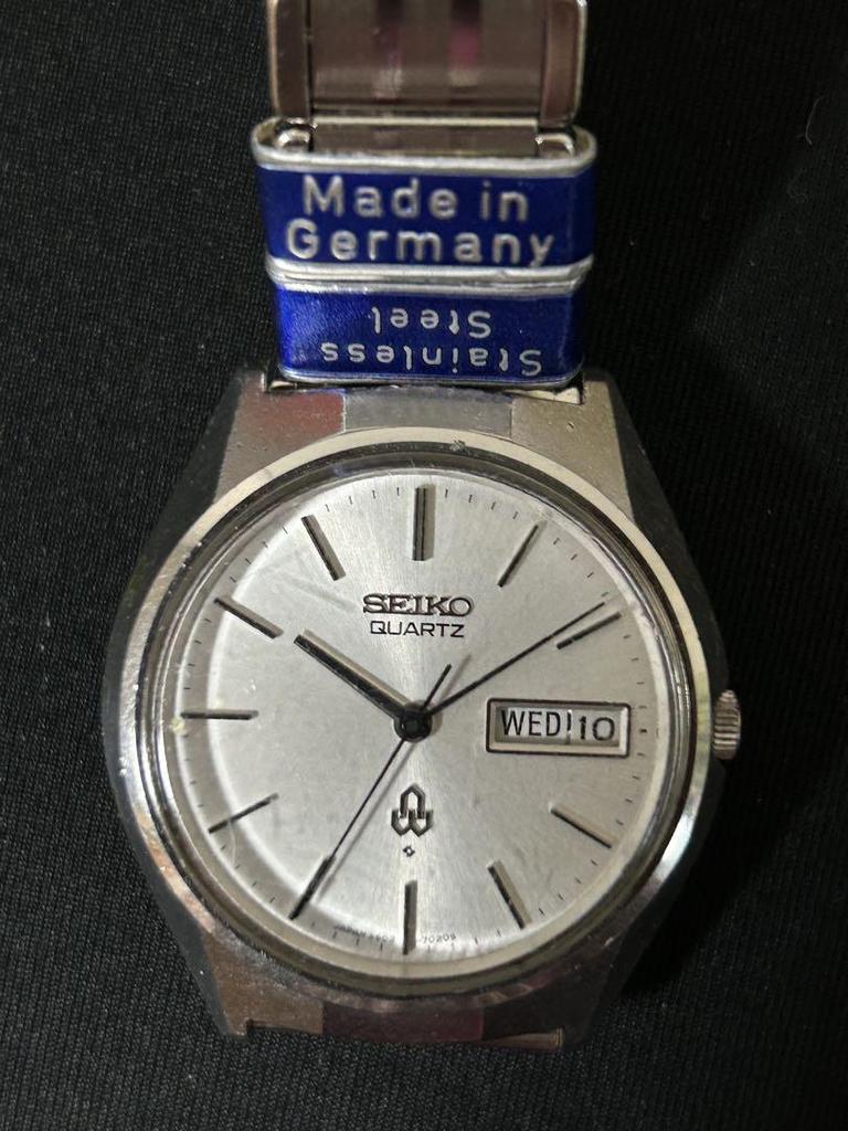 [Б/У] Винтажные кварцевые часы Seiko 38 в рабочем состоянии