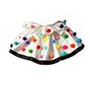 Satin Ruffled Collar Clown Collar Colorful Ball Costume Neckpiece Fake Collar  Festival