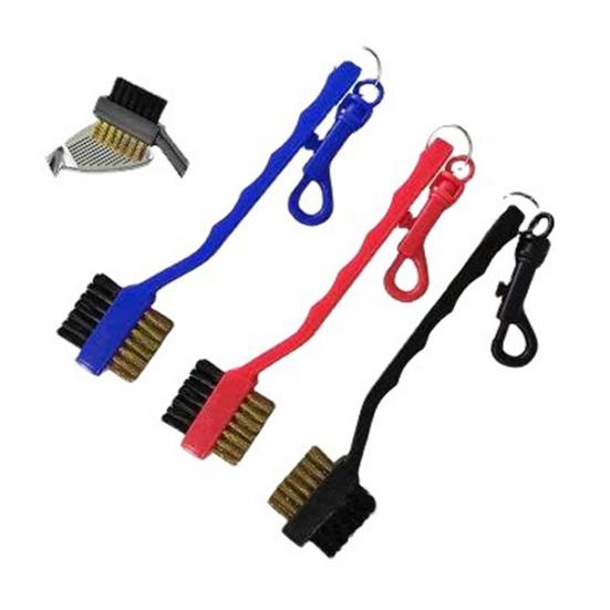 Щетка для чистки гольфа Полезная многофункциональная эффективная щетка для чистки Двусторонняя щетка для чистки гольфа Щетка для гольфа Аксессуары для гольфа