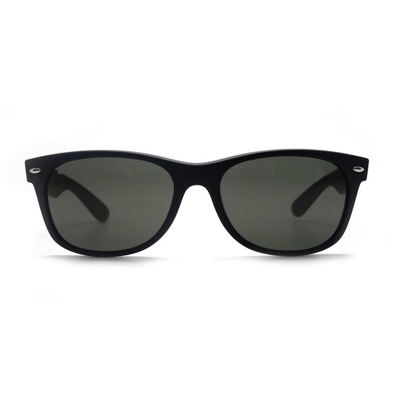 RAYBAN Логотип Неправильная Геометрия Солнцезащитные Очки Унисекс Стиль для Пары 55 RB2132622-