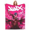 Arcane League Jinx Графики Одеяло Качество Супер Теплое Плед Зимний Кемпинг Домашний Декор Принт Покрывало