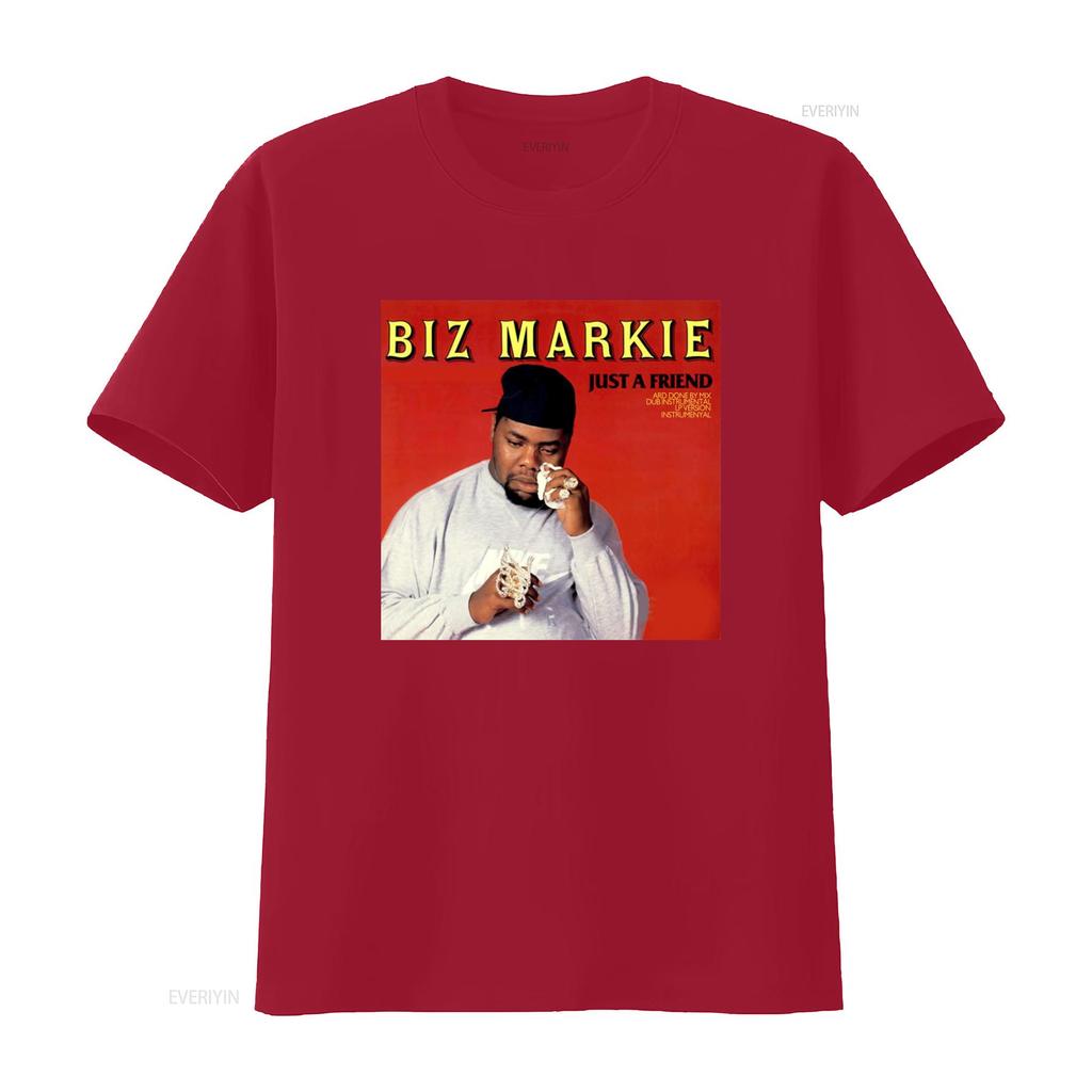 Biz Markie Just A Friend Принт Хип-хоп Стиль Футболка Для Мужчин винтажная Стиранная Дышащая Эластичная модная Повседневная homme Унисекс